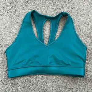 Carbon38 teal sports bra